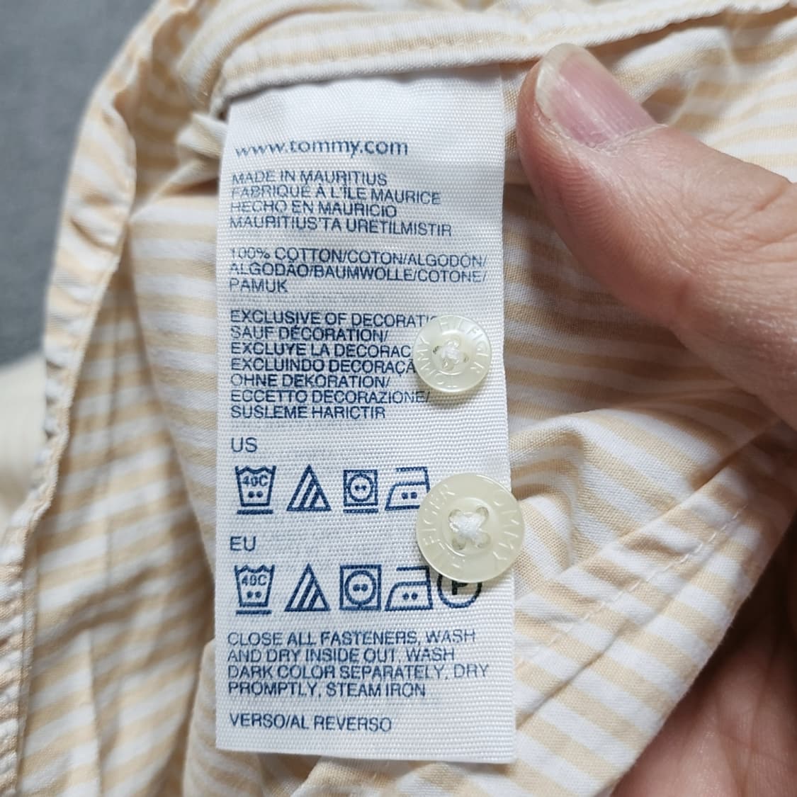 [XL] 타미힐피거 스트라이프 셔츠 상품이미지5