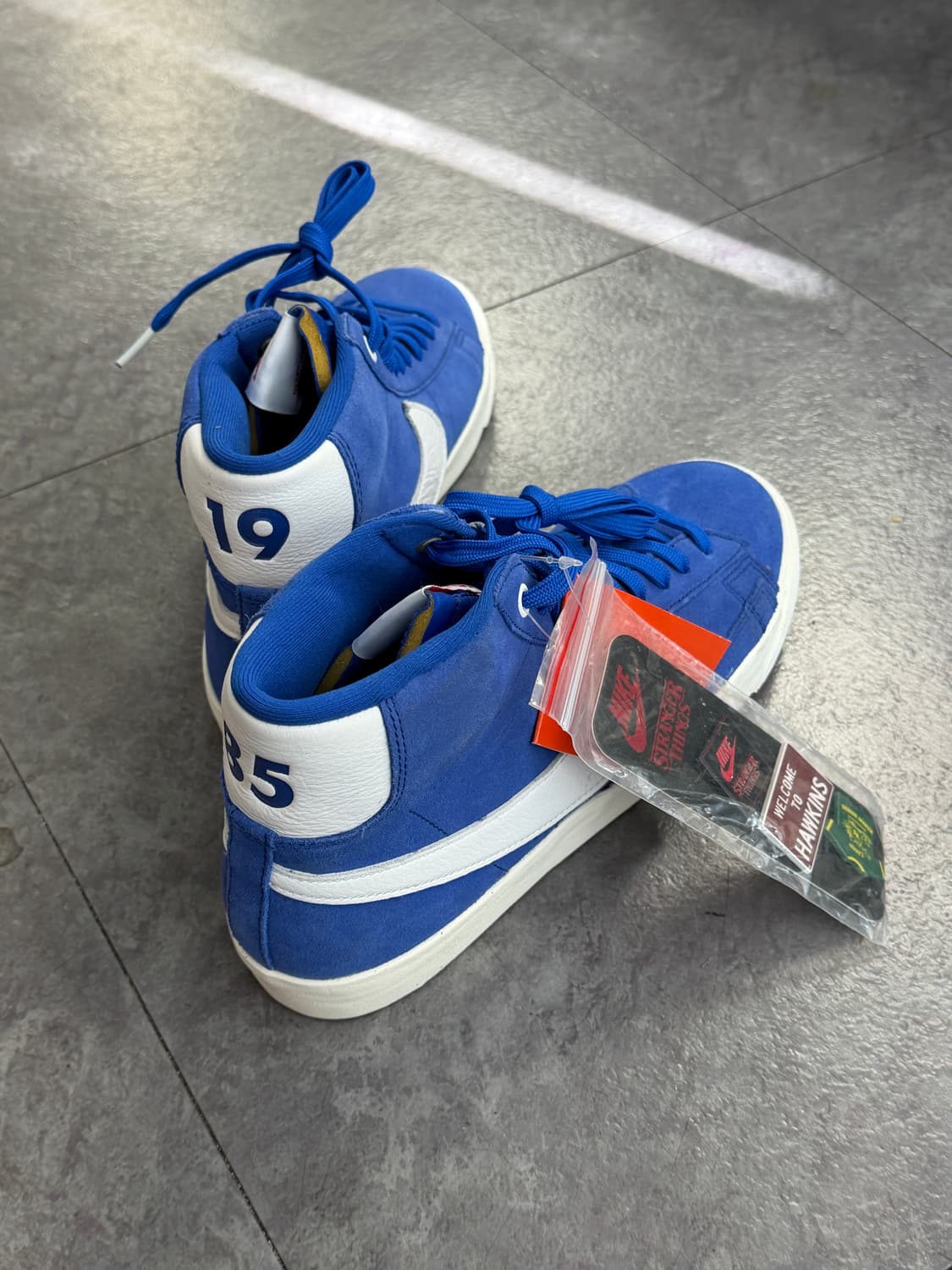 새제품 나이키 블레이져 기묘한이야기 미드 하이탑 블루 265 상품이미지2