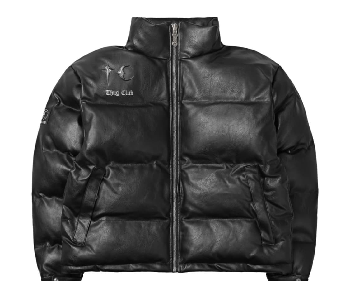 삽니다) 떠그클럽 레더 패딩 2사이즈 상품이미지1