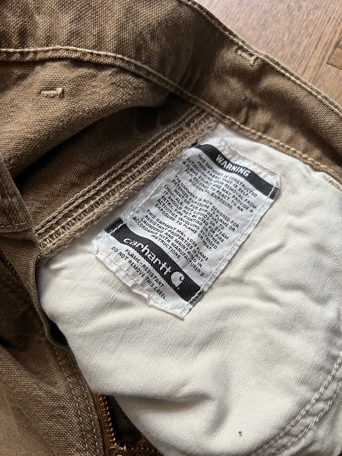 [32]칼하트FR USA 빈티지 리페어 브라운 카펜터 워크 팬츠 상품이미지8