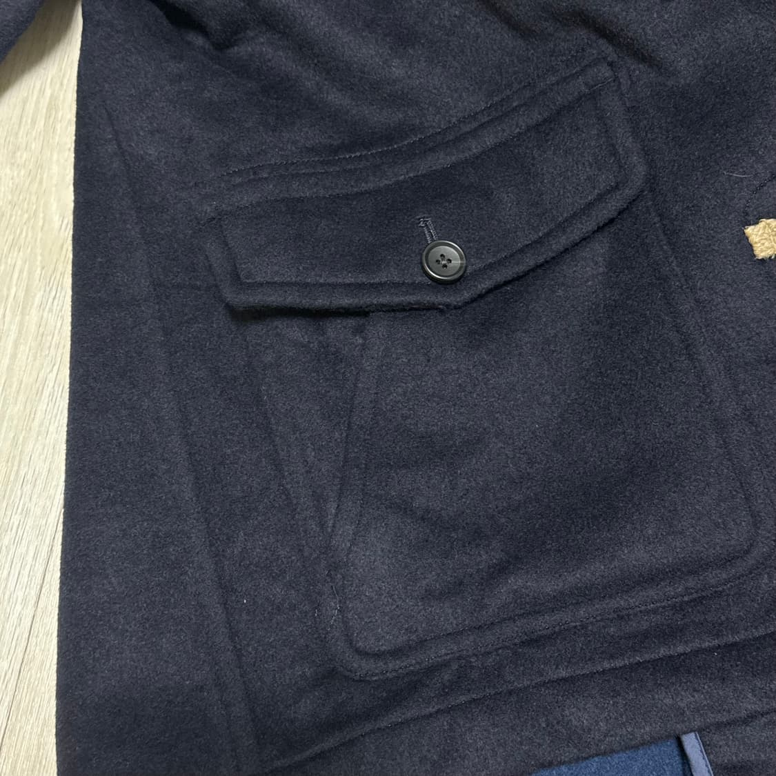 네이비 더플 하프코트  상품이미지4