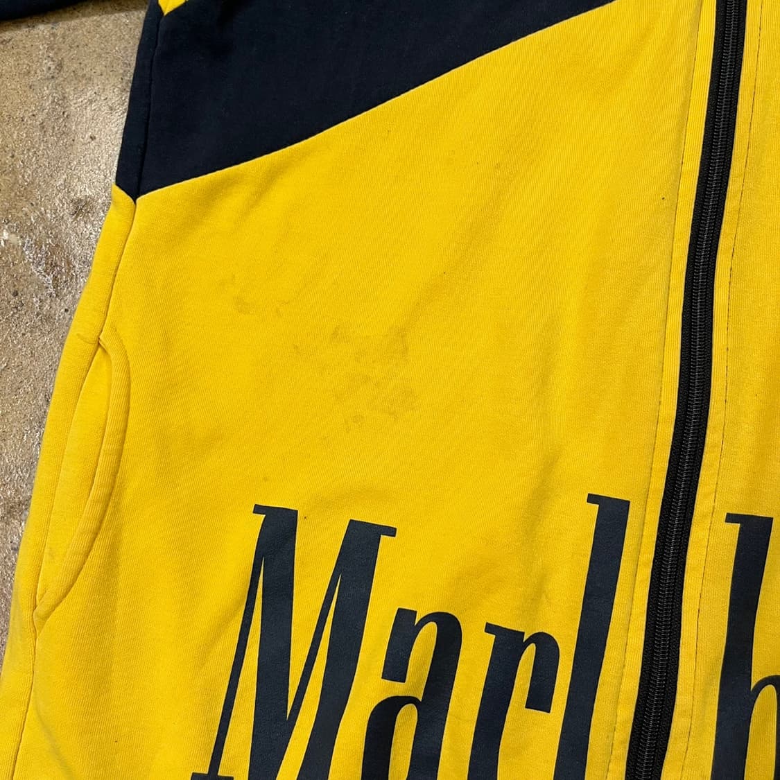 말보로 코튼 면 집업 져지 트랙탑 상품이미지7