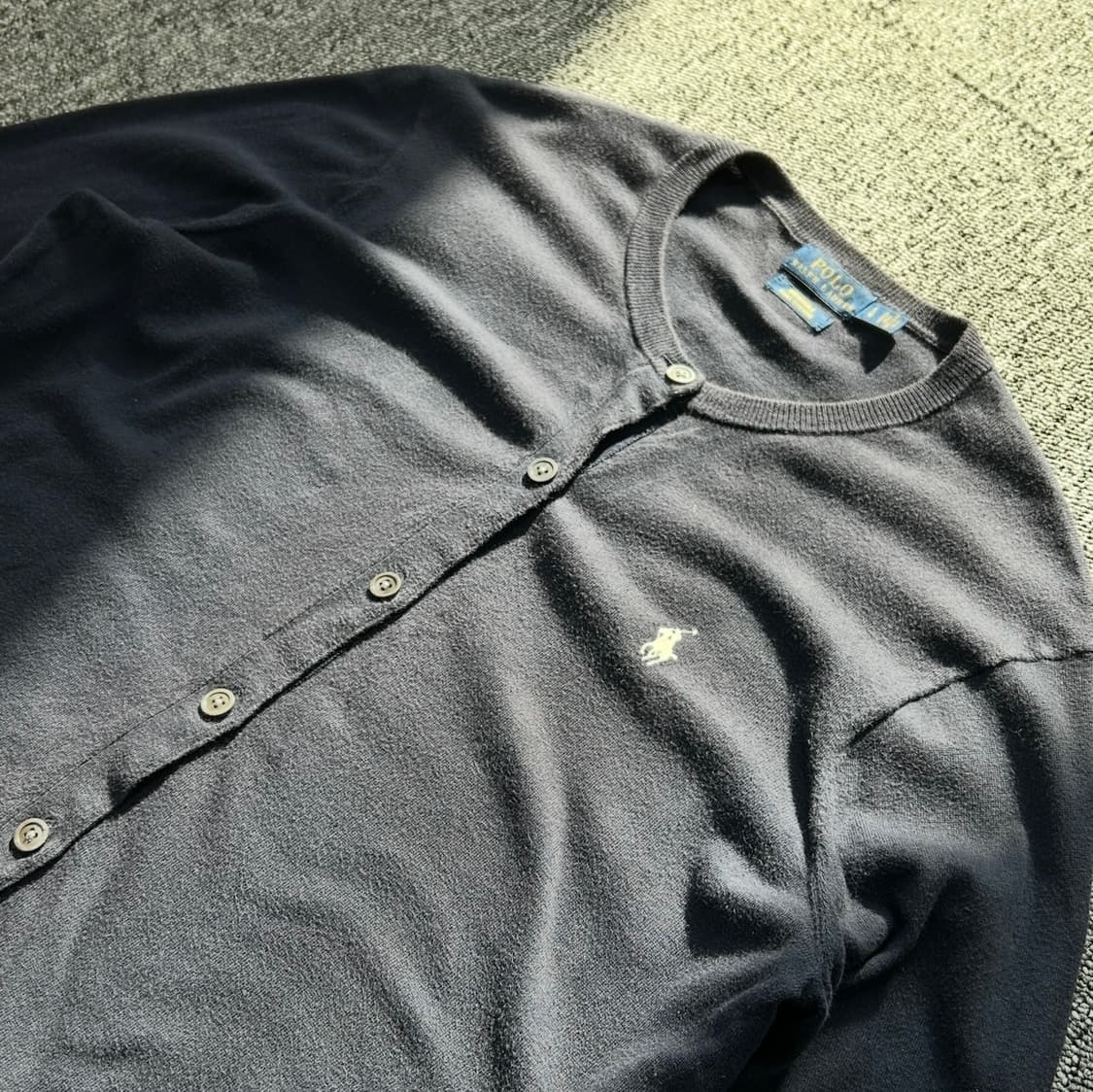 폴로 랄프로렌 피마코튼 네이비 가디건 상품이미지3