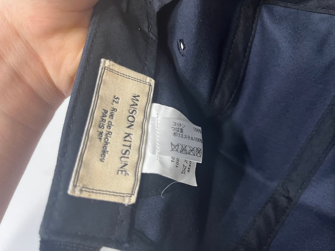 메종키츠네 파리지앵 캠프캡 네이비 상품이미지5