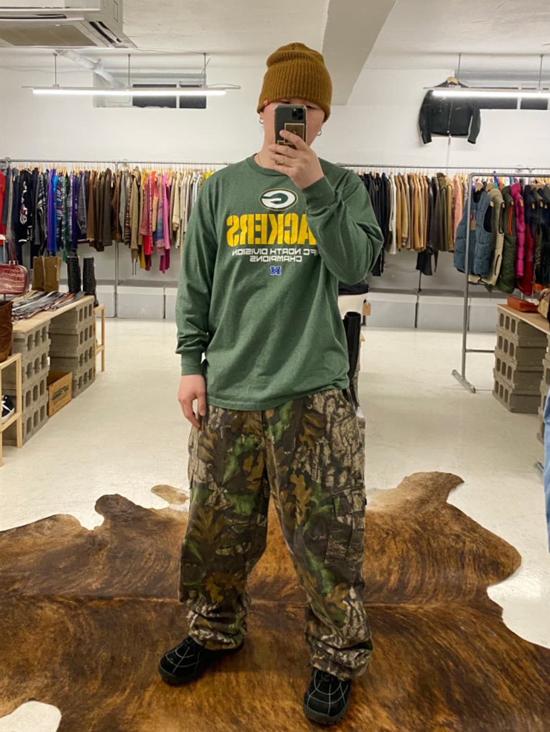 90's JERZEES Outdoors real tree cargo  상품이미지2