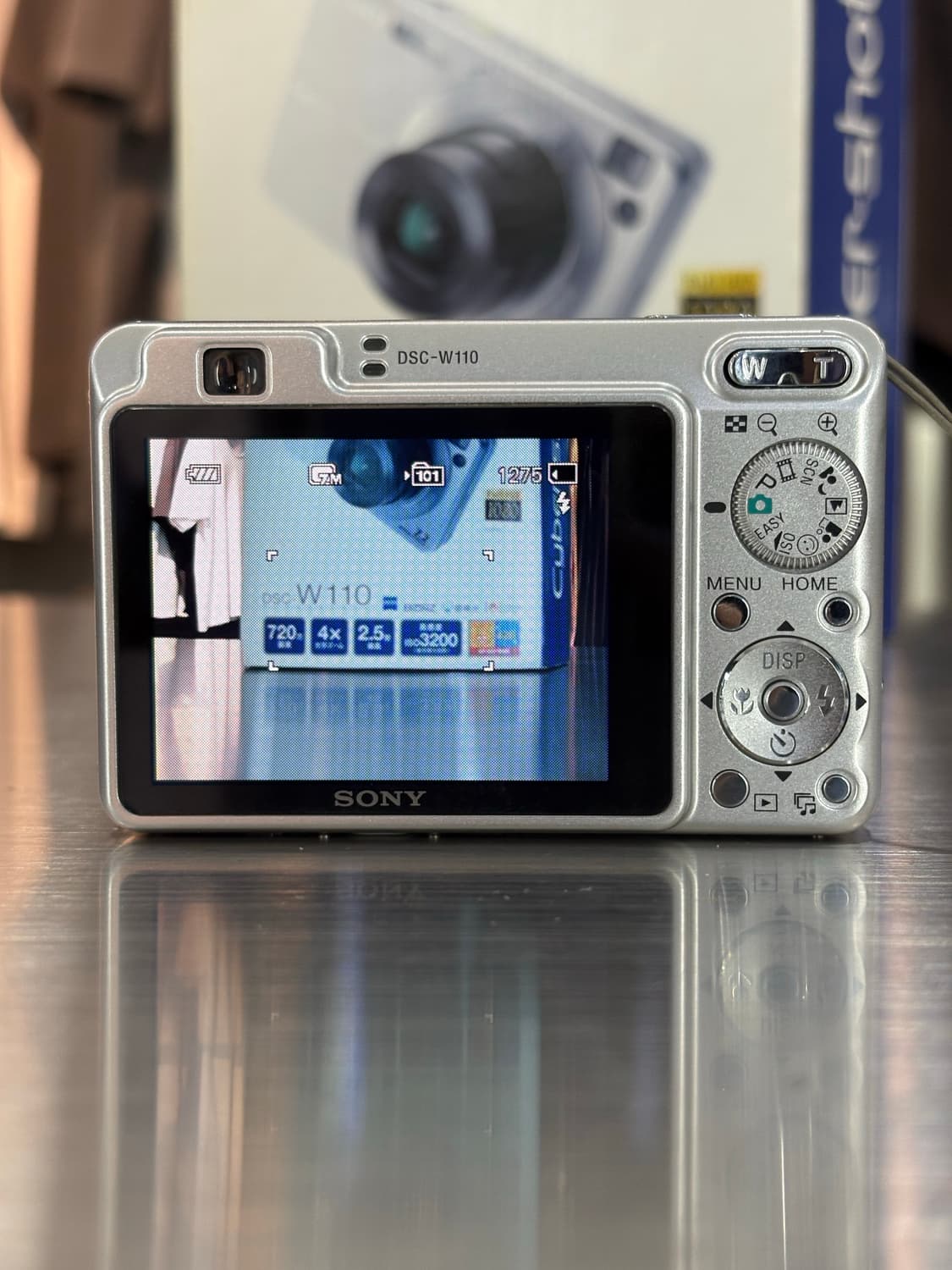 박스O)소니 사이버샷 dsc-w110 실버 빈티지디카 상품이미지3