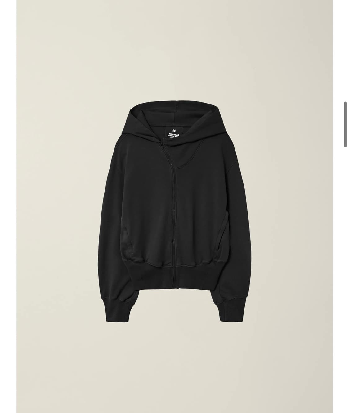 M) ee 누마레 커브드 후드집업 상품이미지1