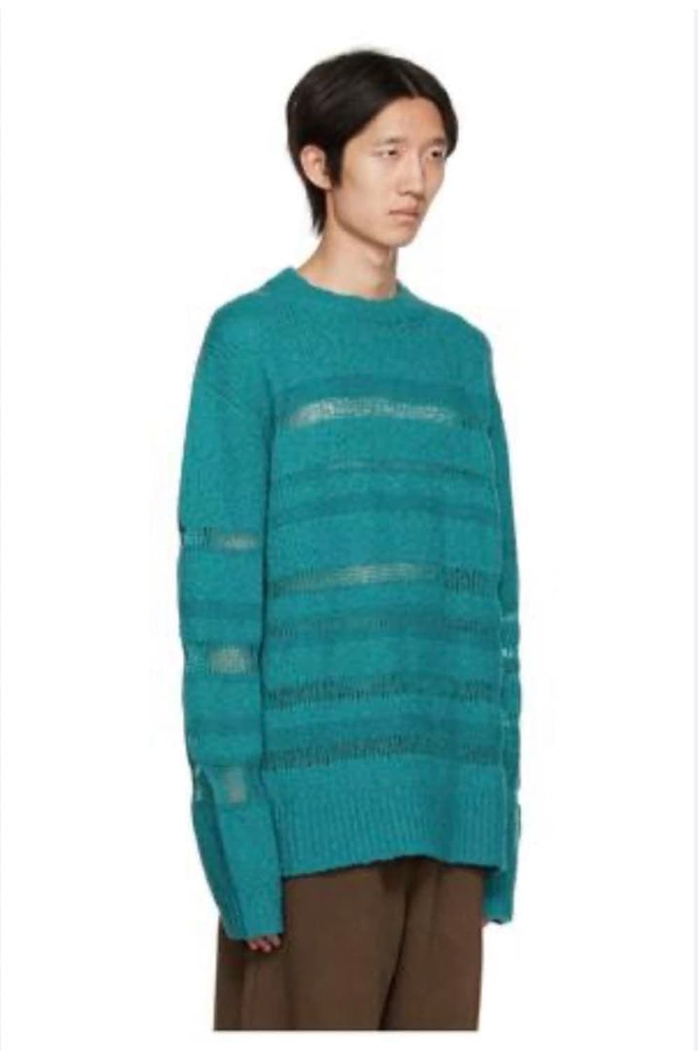 아크네 스튜디오 스트라이프 니트 - 블루 M사이즈 상품이미지2