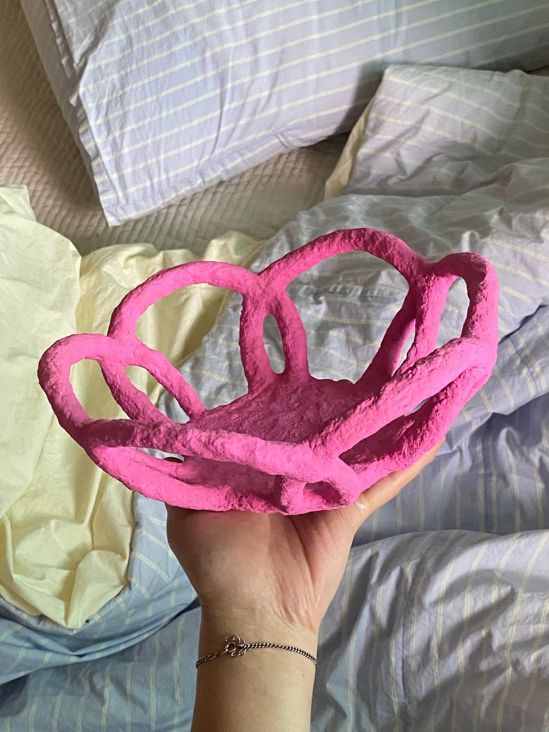 핫핑크 바구니 오브제 상품이미지4