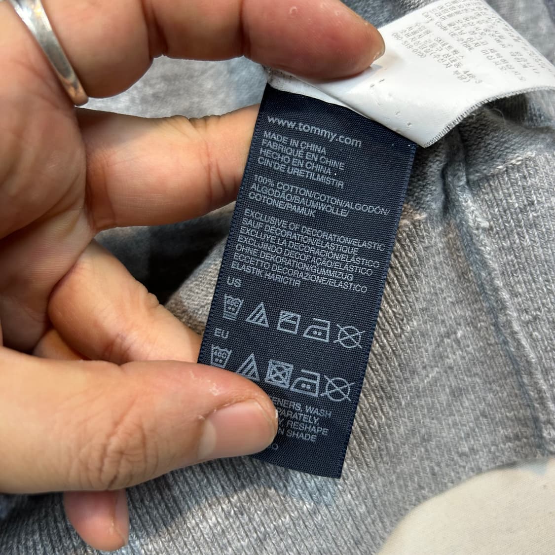 S) 타미힐피거 그레이 니트 가디건 상품이미지9