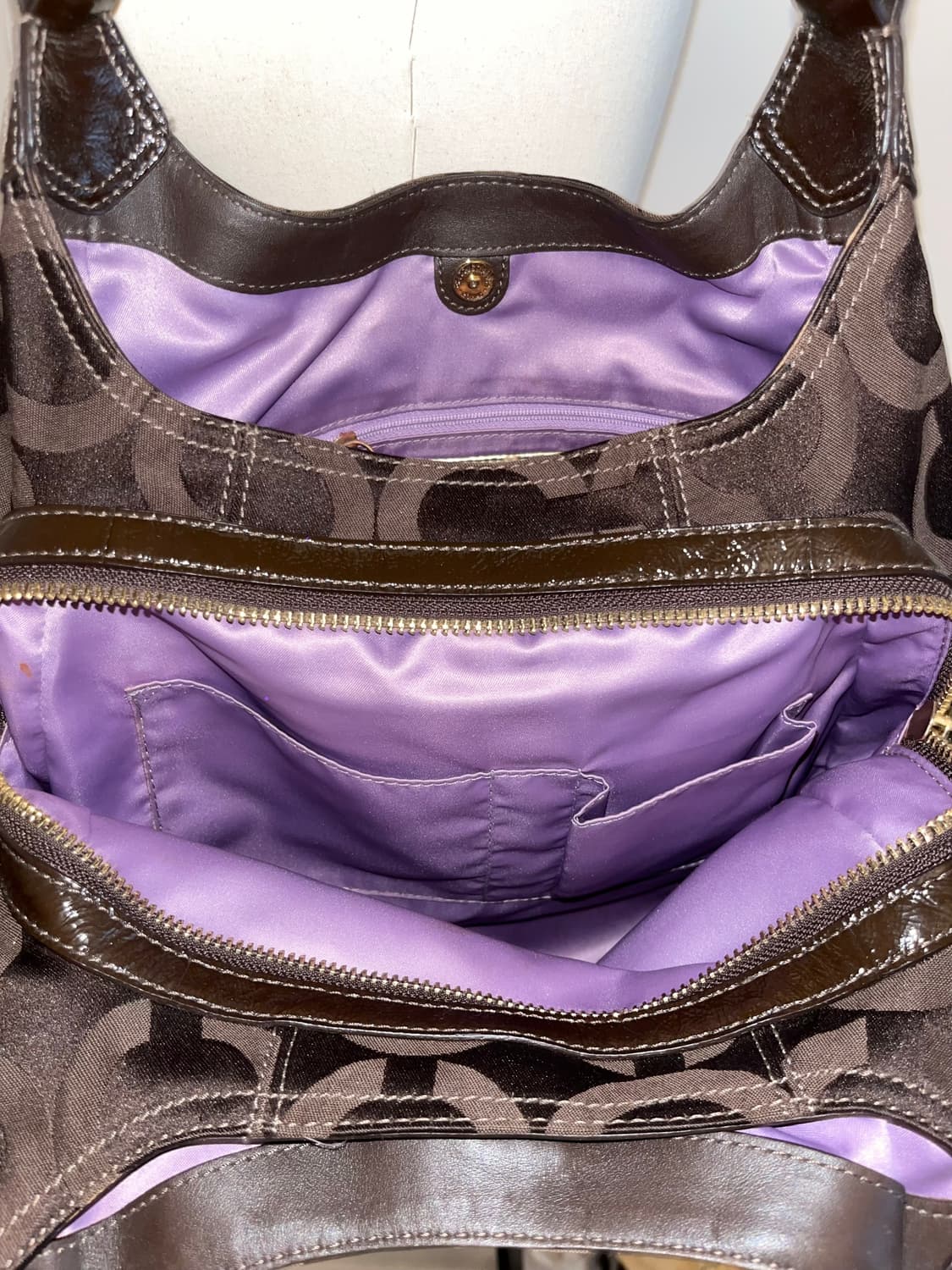 📦90ss Coach Brown shoulder bag 상품이미지8