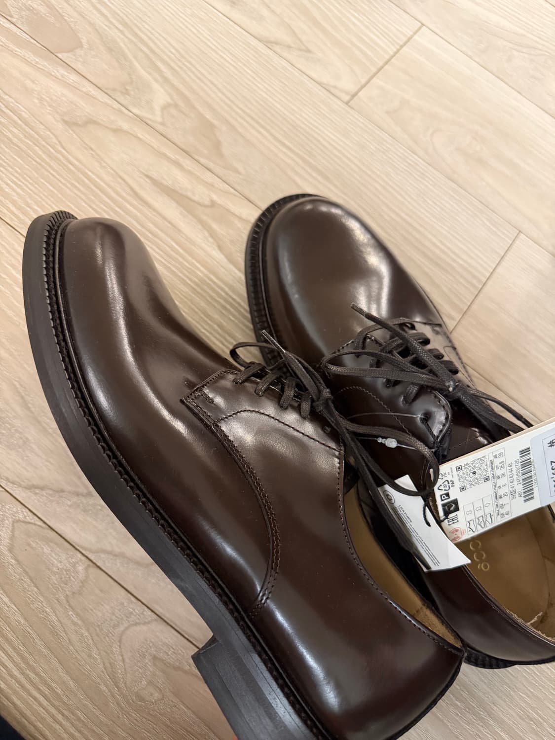 자라 오리진 포멀 슈즈  구두 로퍼 브라운 상품이미지10