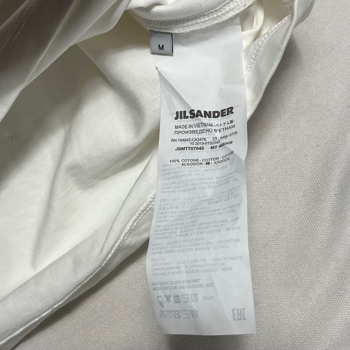 M 질 샌더X아크테릭스 콜라보 빅로고 티셔츠 상품이미지5