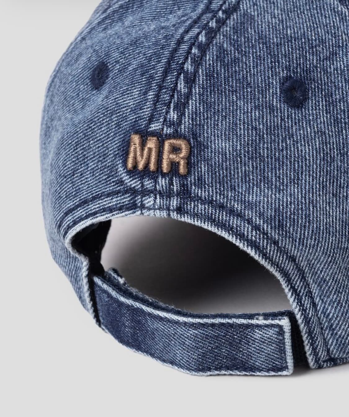 마틴 로즈 시그니처 로고 데님 캡 볼캡 모자 상품이미지5