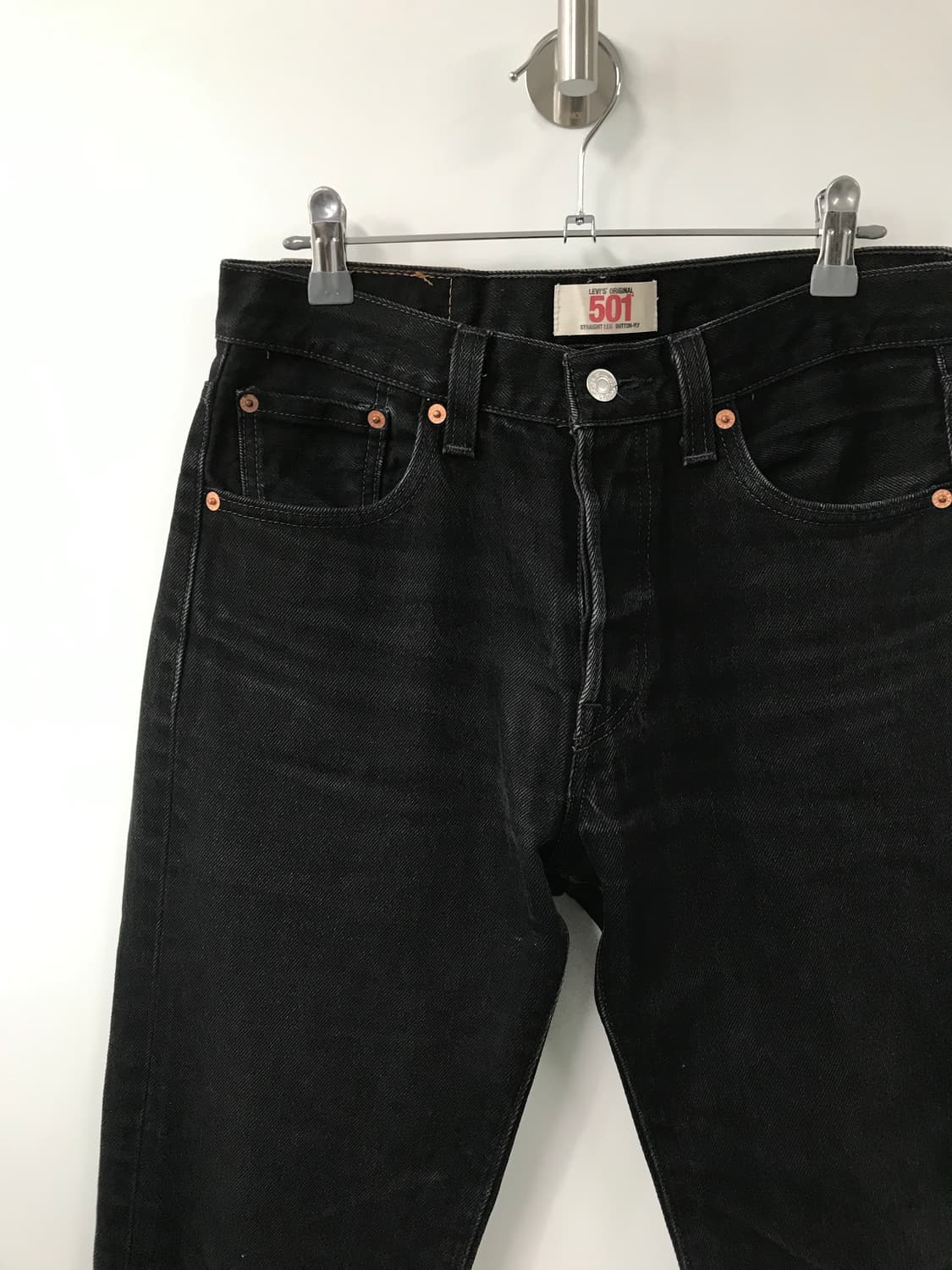리바이스 501XX 블랙 데님 팬츠 상품이미지2