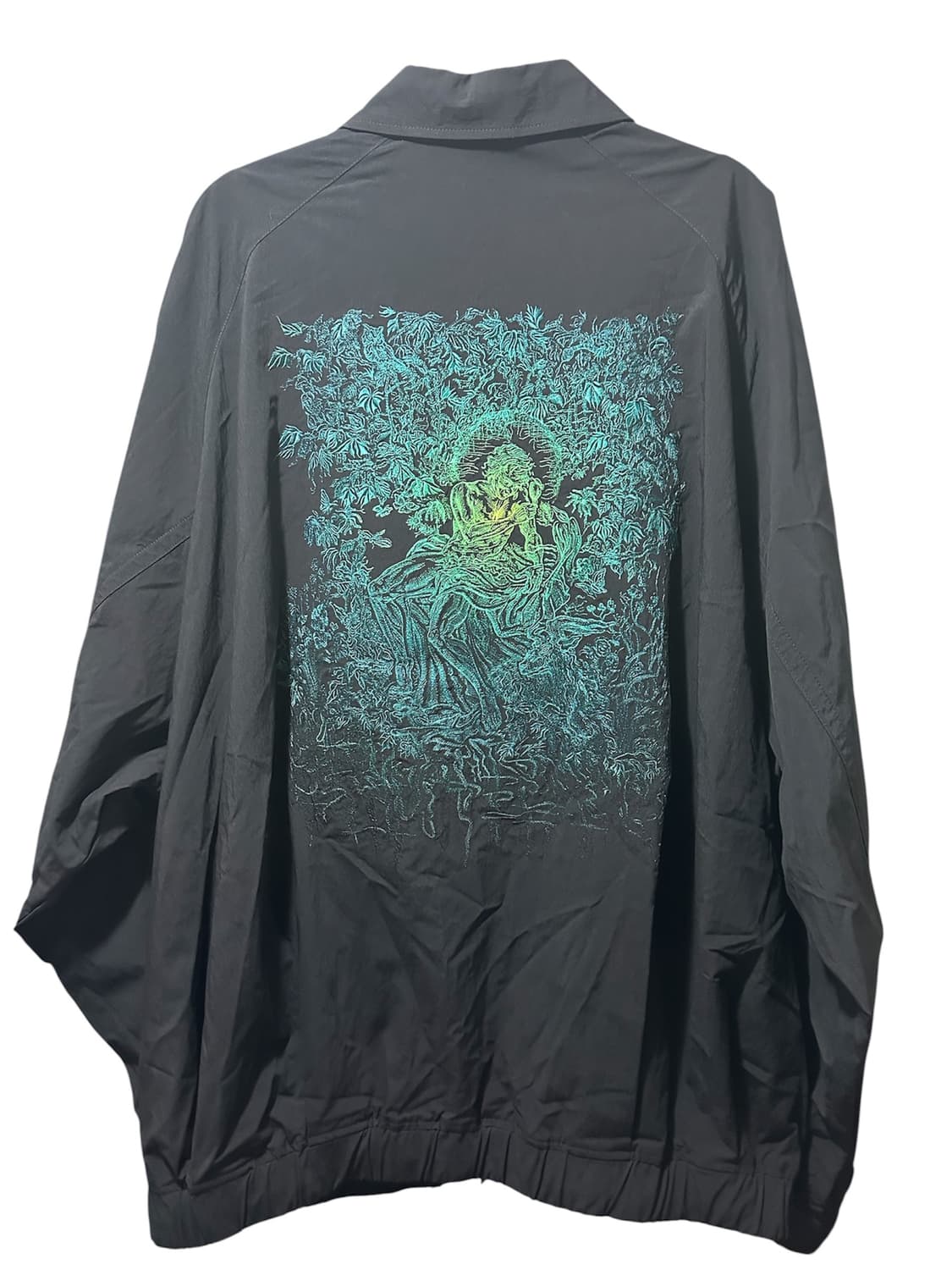 송지오 컬렉션 아트워크 코쿤 셔츠 블랙 50 상품이미지2