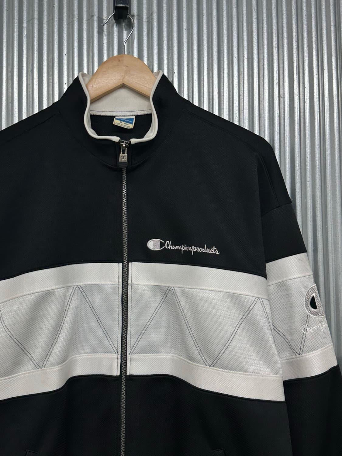 [O(XL)] 챔피온 올드스쿨 배색 트랙탑 상품이미지3