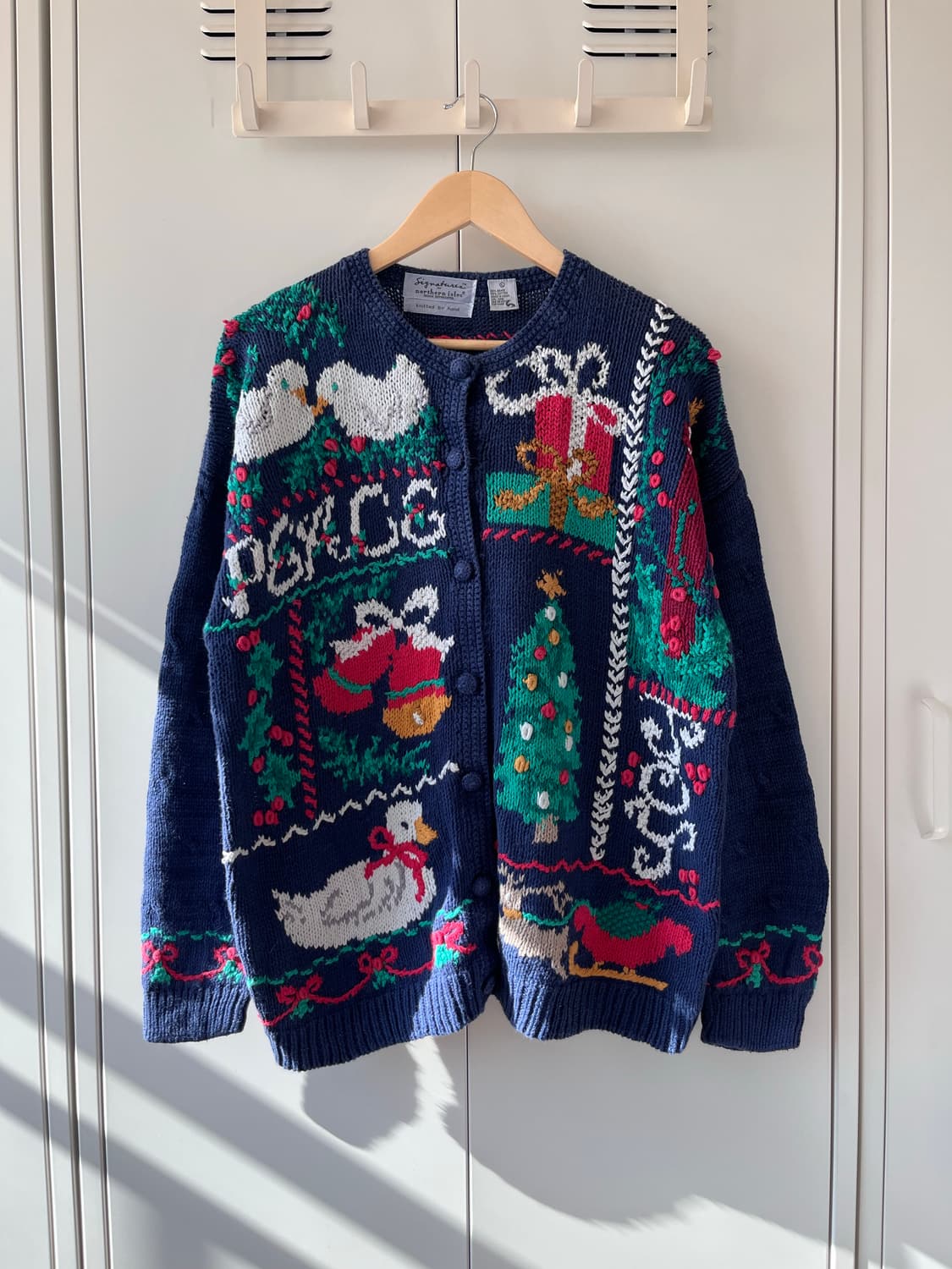 Northern isles 크리스마스 핸드메이드 니트 가디건  상품이미지1