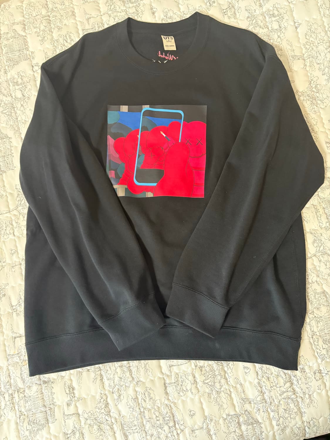 유니클로 카우스 맨투맨 두장  상품이미지1