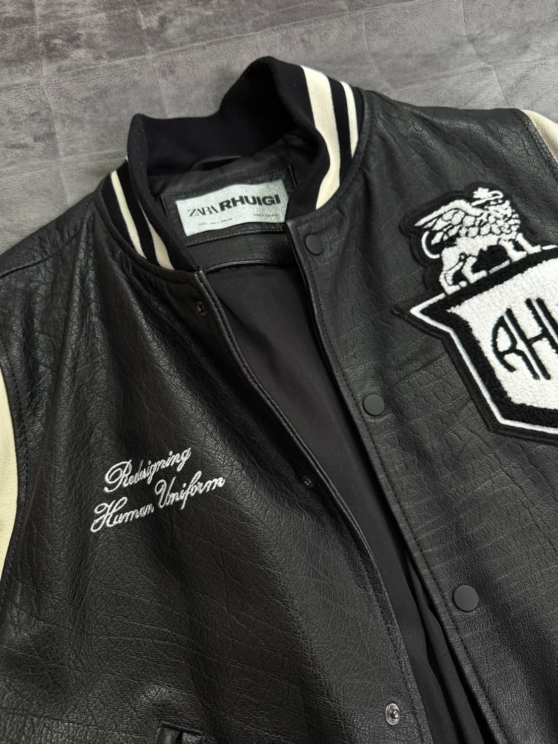 자라 루이지 레더 봄버 자켓 상품이미지2