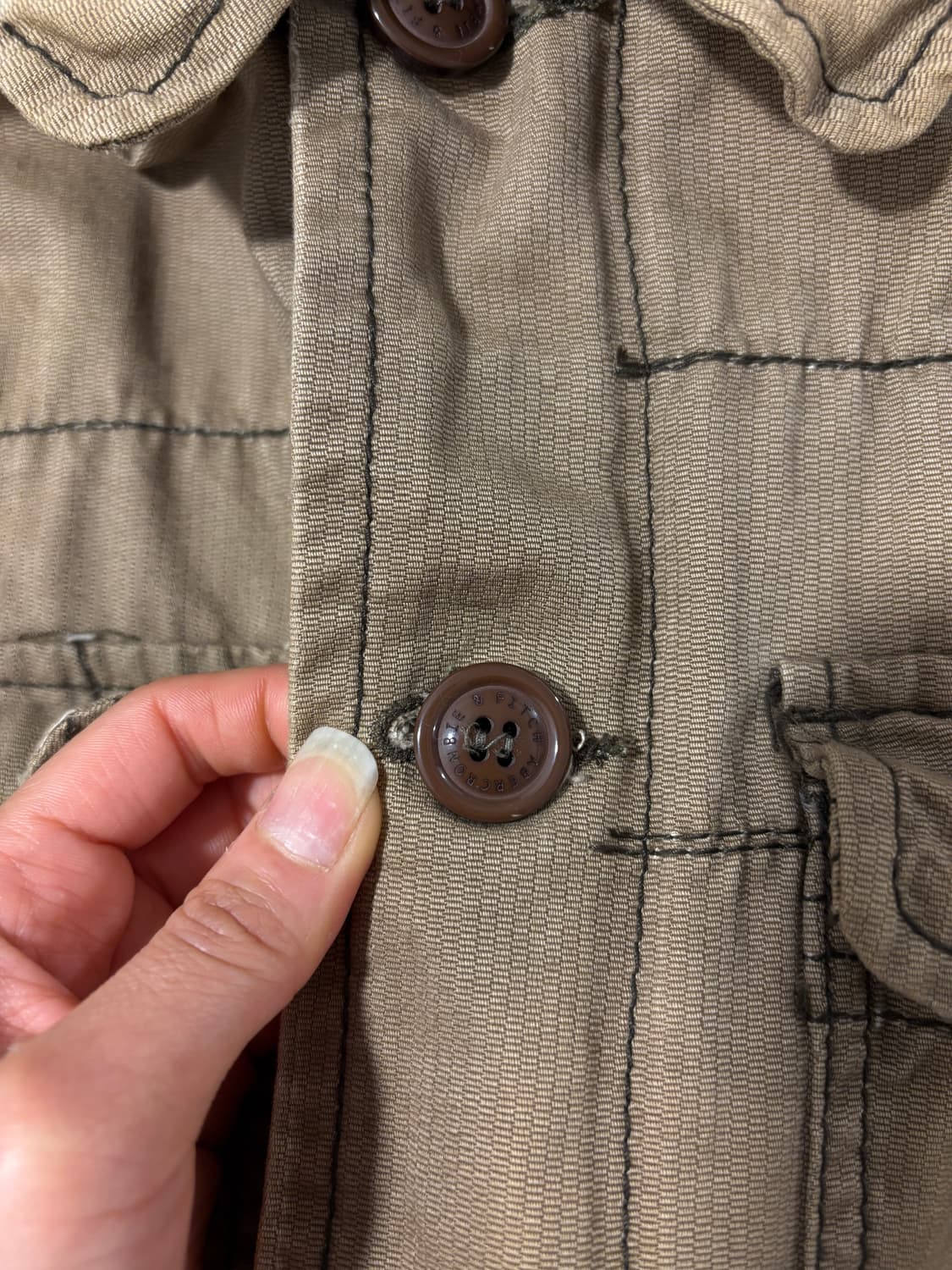 아베크롬비 워시드 면자켓  상품이미지10