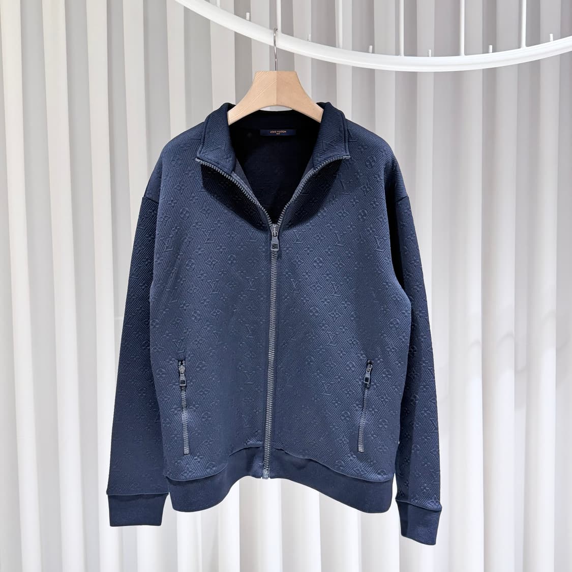 XL / 루이비통 모노그램 네이비 져지 집업 상품이미지4