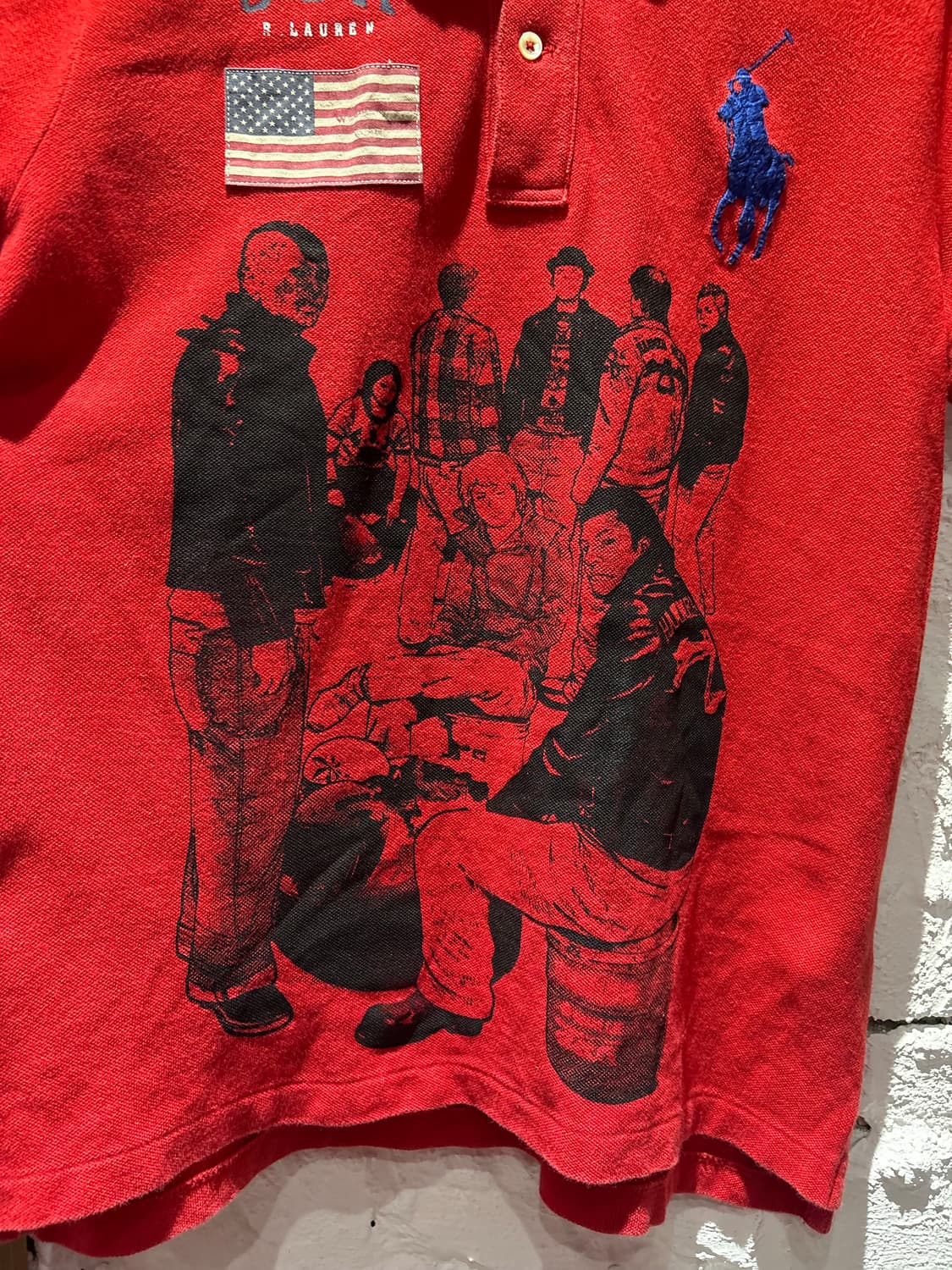 폴로 치프키프 빅포니 USA 성조기 커스텀 카라반팔 상품이미지2