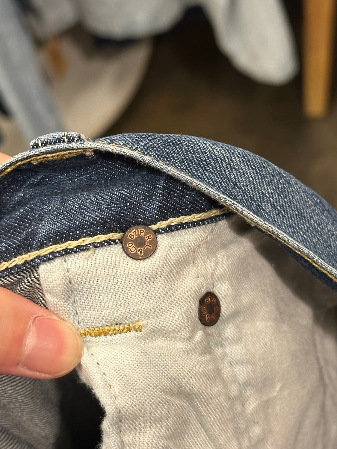 00s POLO 폴로 랄프로렌 867 클레식핏 데님 36x34 상품이미지5