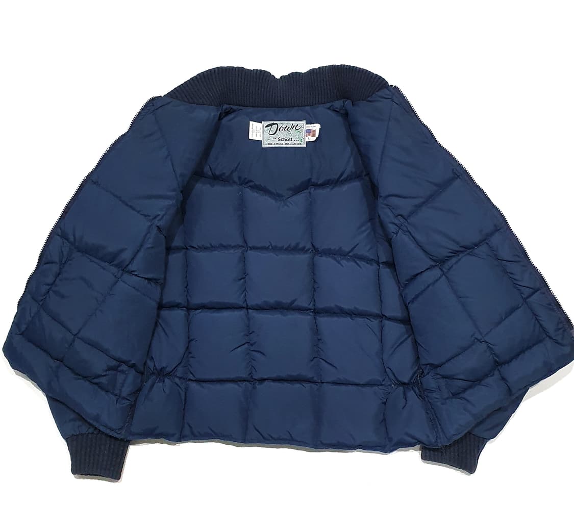 schott 웨스턴 다운 80s 숏 패딩 L (105) 스카이라이너 상품이미지7