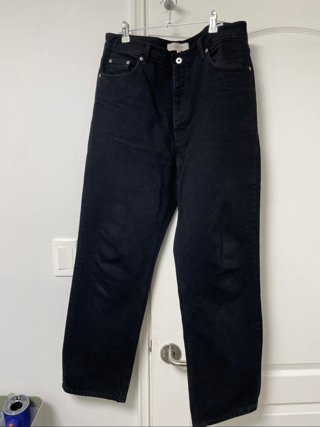 브라운야드 레귤러 데님 팬츠 5 사이즈 새상품급 블랙 상품이미지4