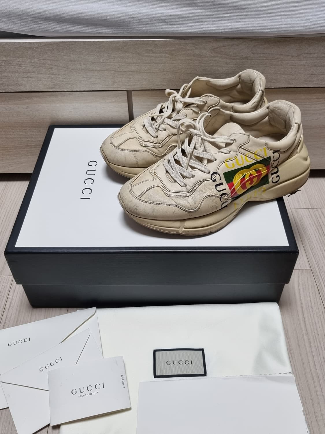 구찌 라이톤 스니커즈 5.5 상품이미지1