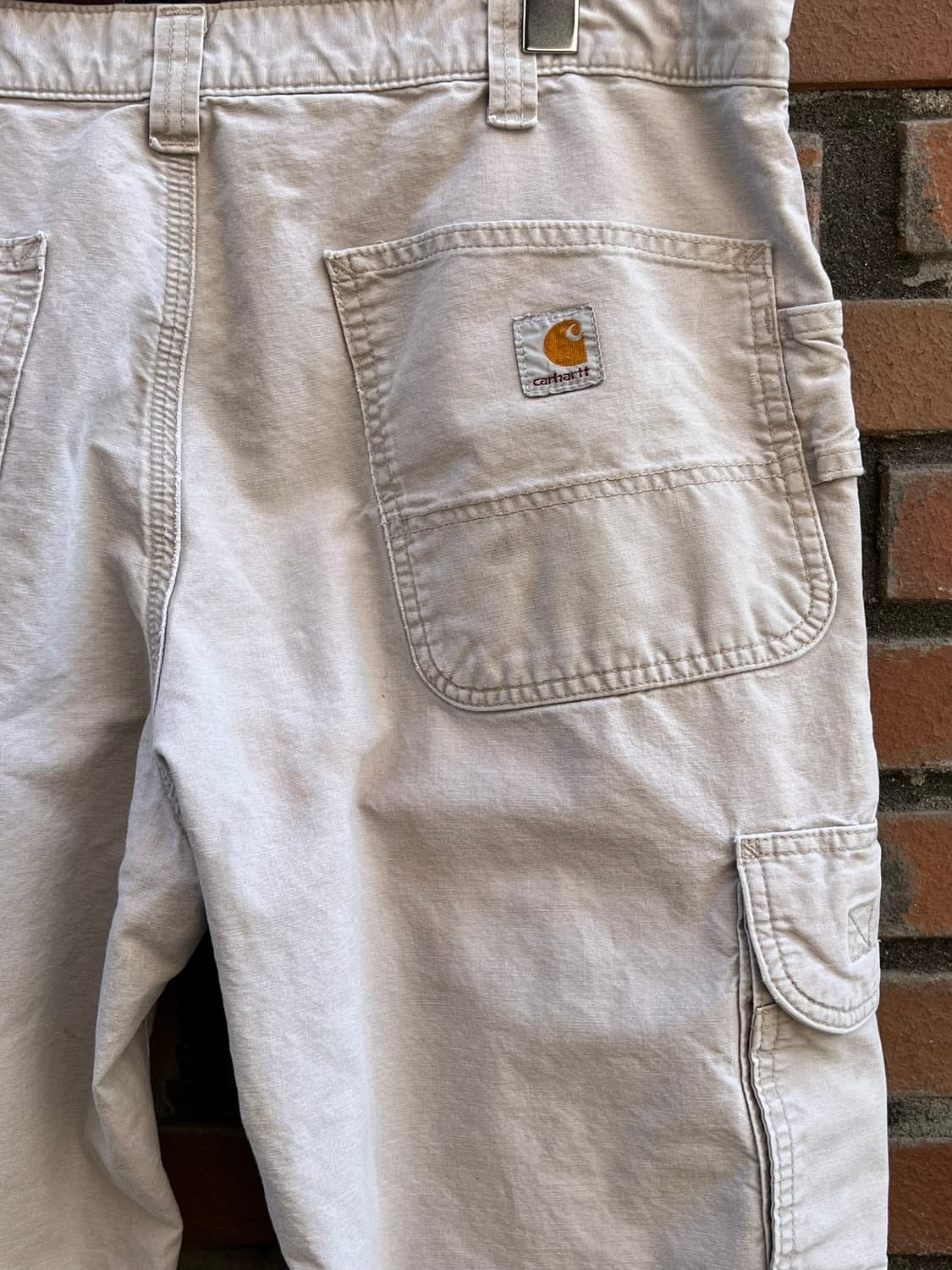 [36x30] 칼하트 빈티지 카고팬츠 베이지 워크웨어 팬츠 D280 상품이미지9