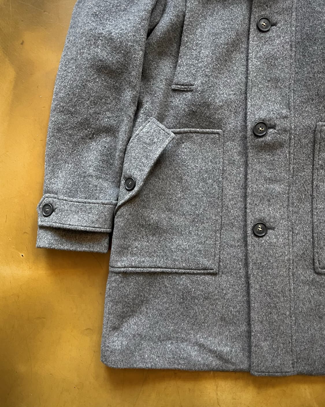 siero Raccoon Fur Hood Wool Coat 상품이미지7