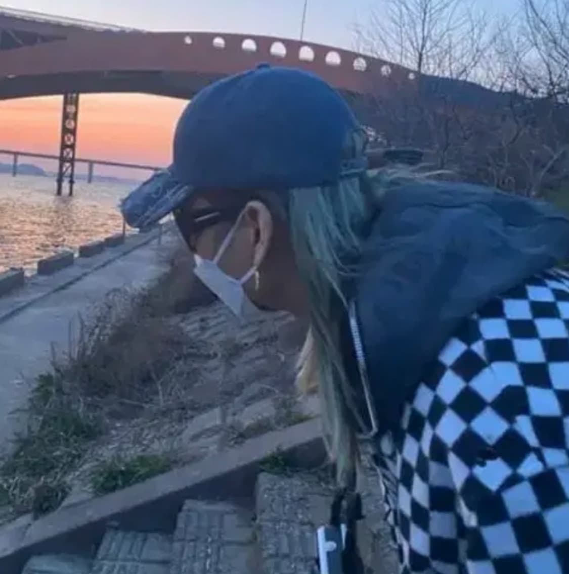 디스이즈네버댓 체커보드 체크 후리스 자켓 L 씨잼 양홍원 상품이미지8