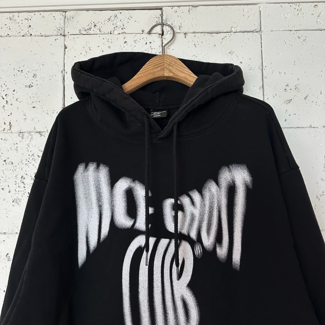 M 나이스 고스트 클럽 후드 블랙 상품이미지2