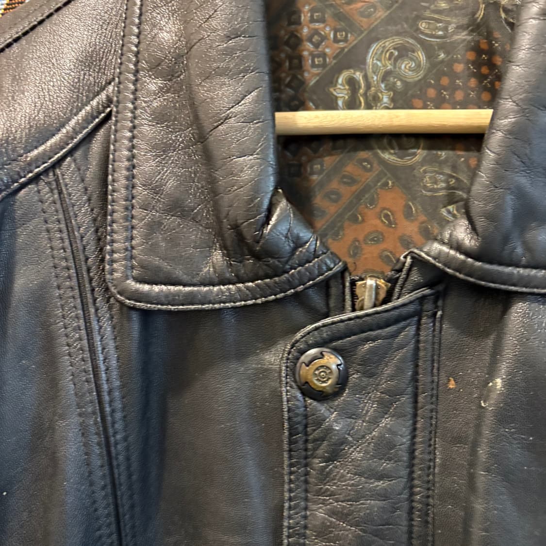 G-1 양가죽100%천연 봄버 레더자켓 상품이미지2