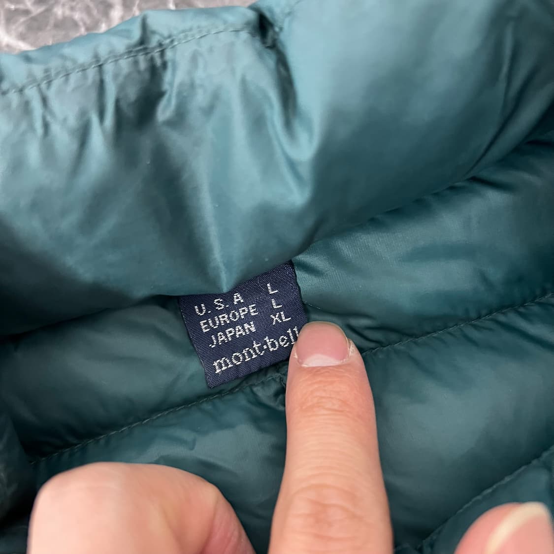 몽벨 제나 구스다운 경량 패딩 상품이미지4