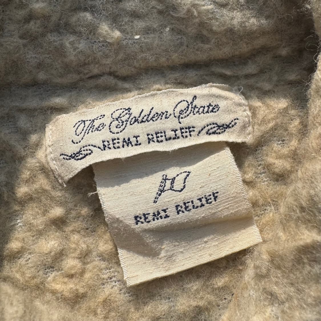 [M] Remi Relief 레미릴리프 쉐르파 데님 자켓 상품이미지9