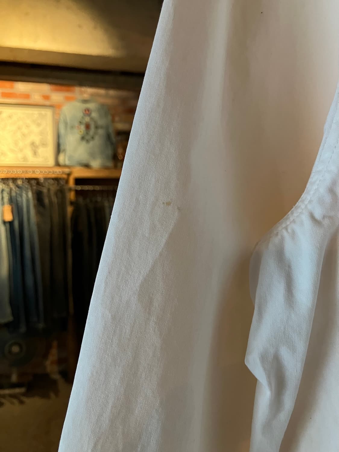 90s 빈티지 폴로 랄프로렌 화이트 드리즐러 자켓 상품이미지4