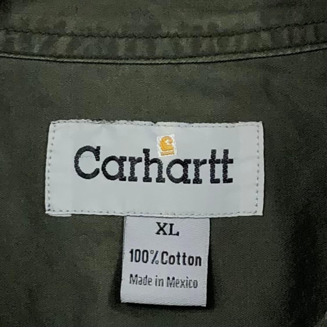 Xxl 칼하트 카키 워크 셔츠 상품이미지3