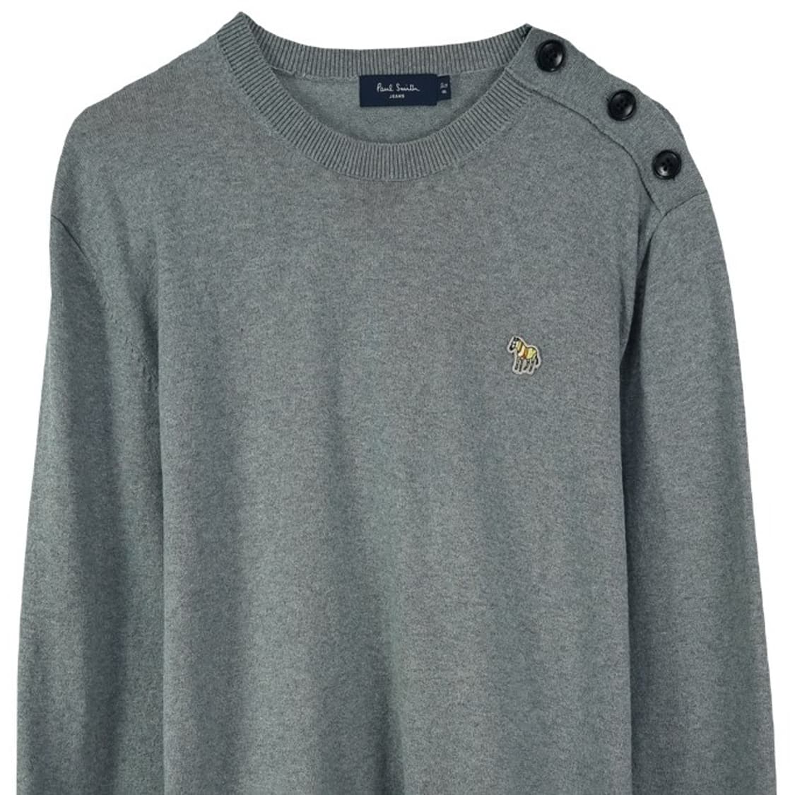 [폴스미스] 로고 패치 숄 버튼 니트 P01521 상품이미지4