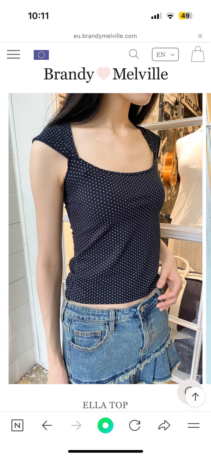 브랜디멜빌 엘라탑 상품이미지1