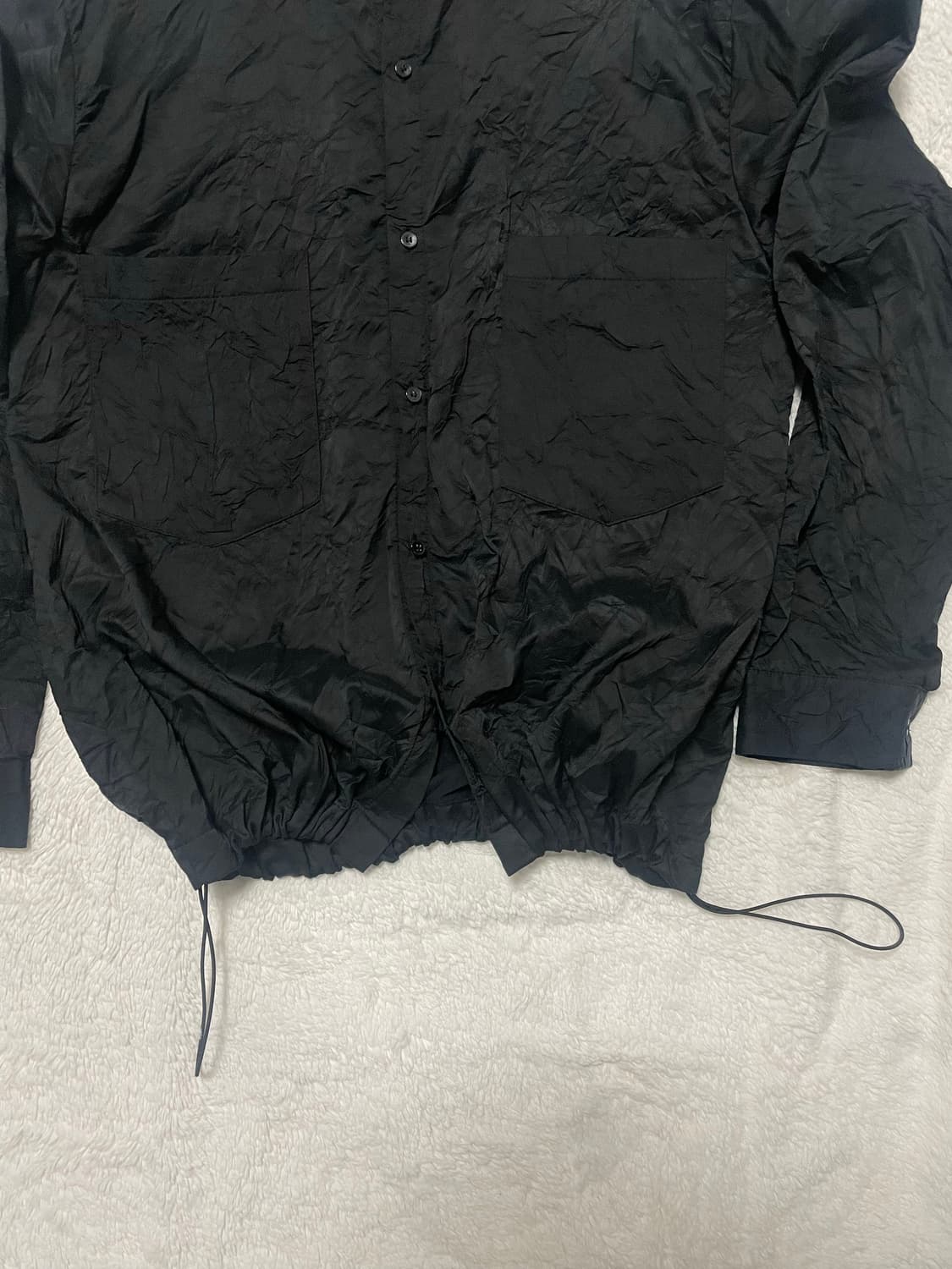 빅 포켓 주름 셔츠 상품이미지3