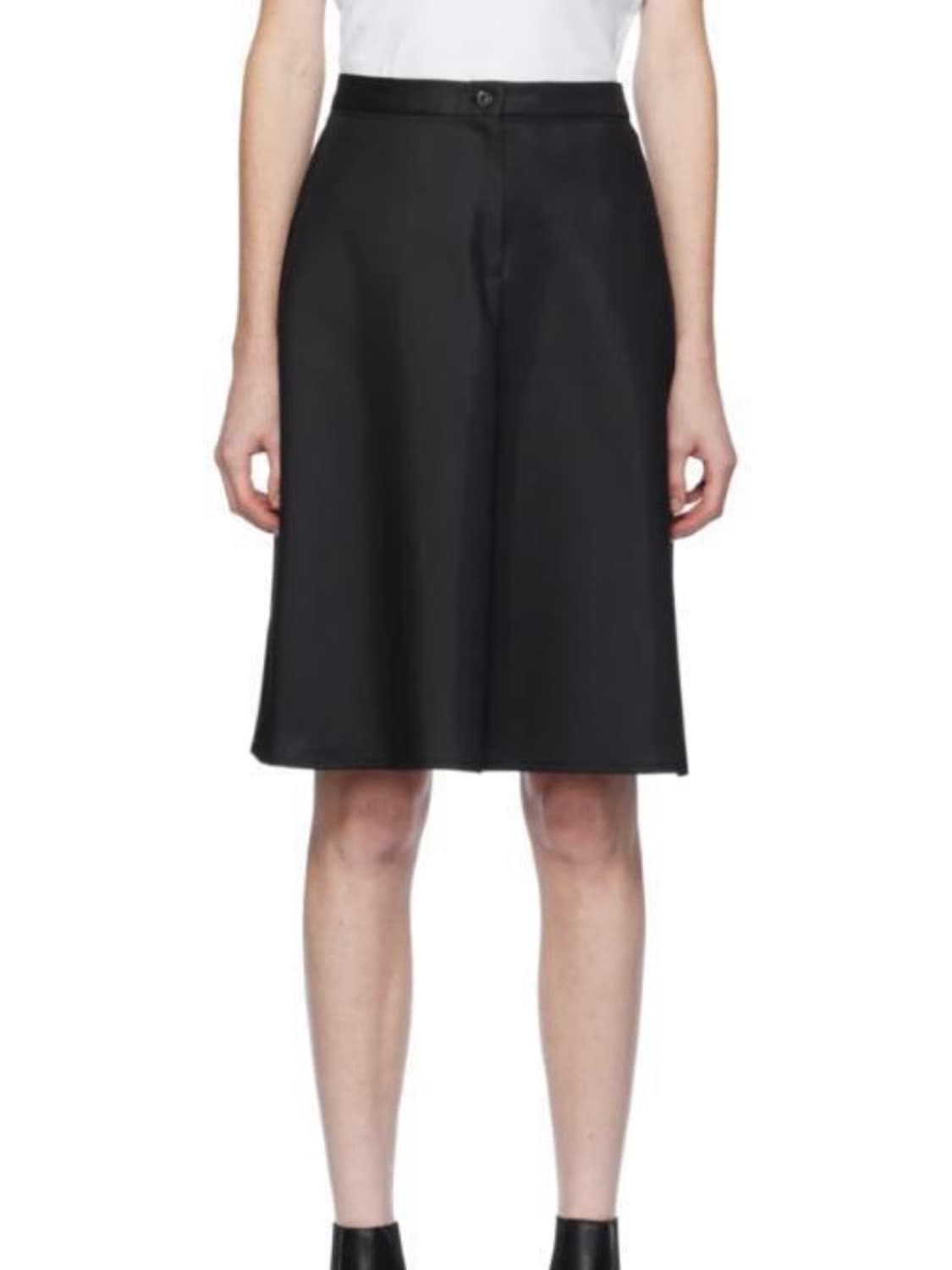 아워레가시 블랙 커튼 미디 스커트 36 상품이미지1