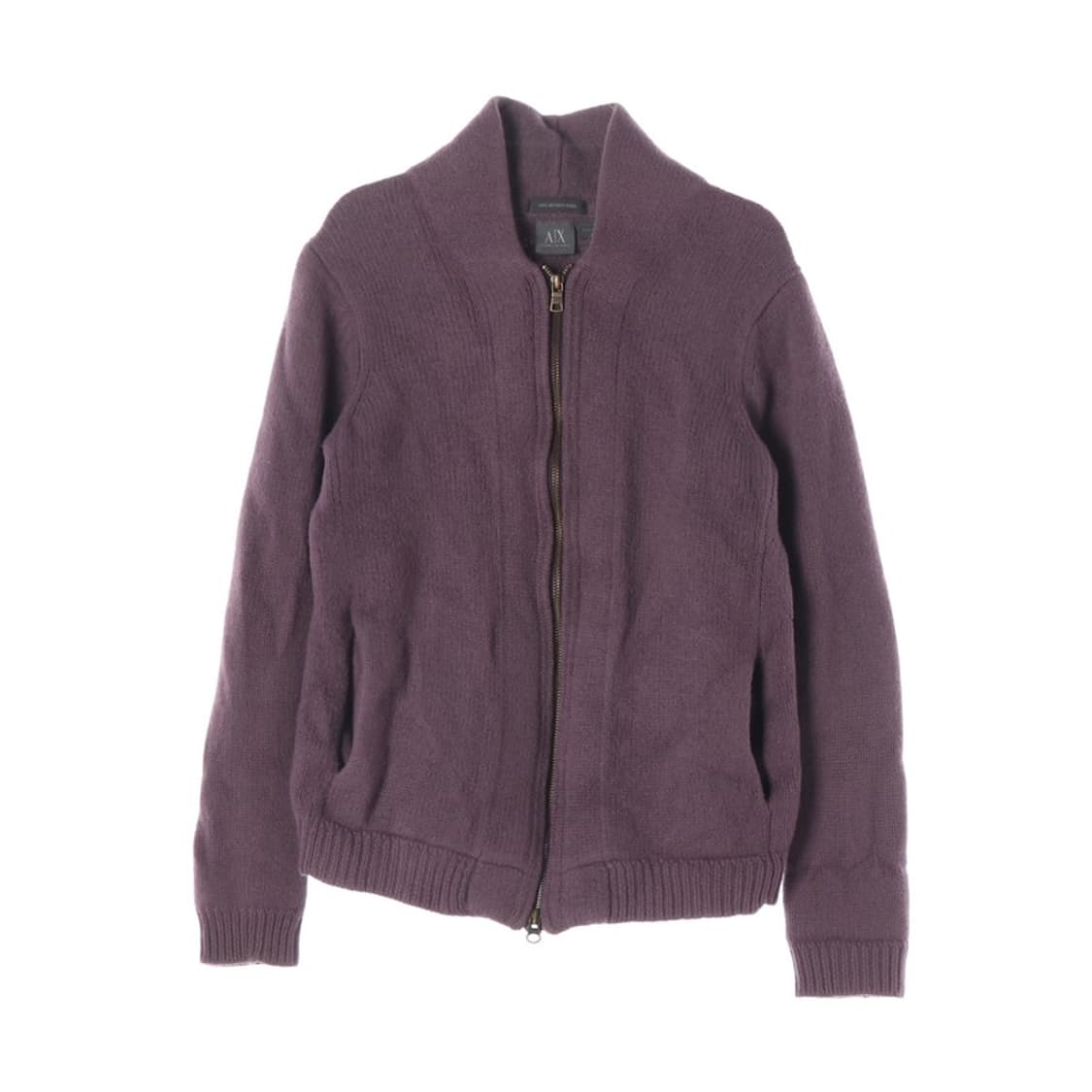 아르마니 익스체인지 메리노 울 집업 가디건 M 상품이미지1