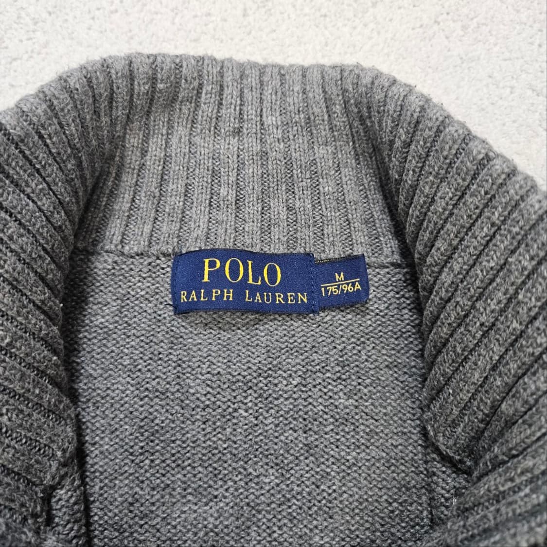 폴로 랄프 로렌 신형 반집업 니트 M 상품이미지6