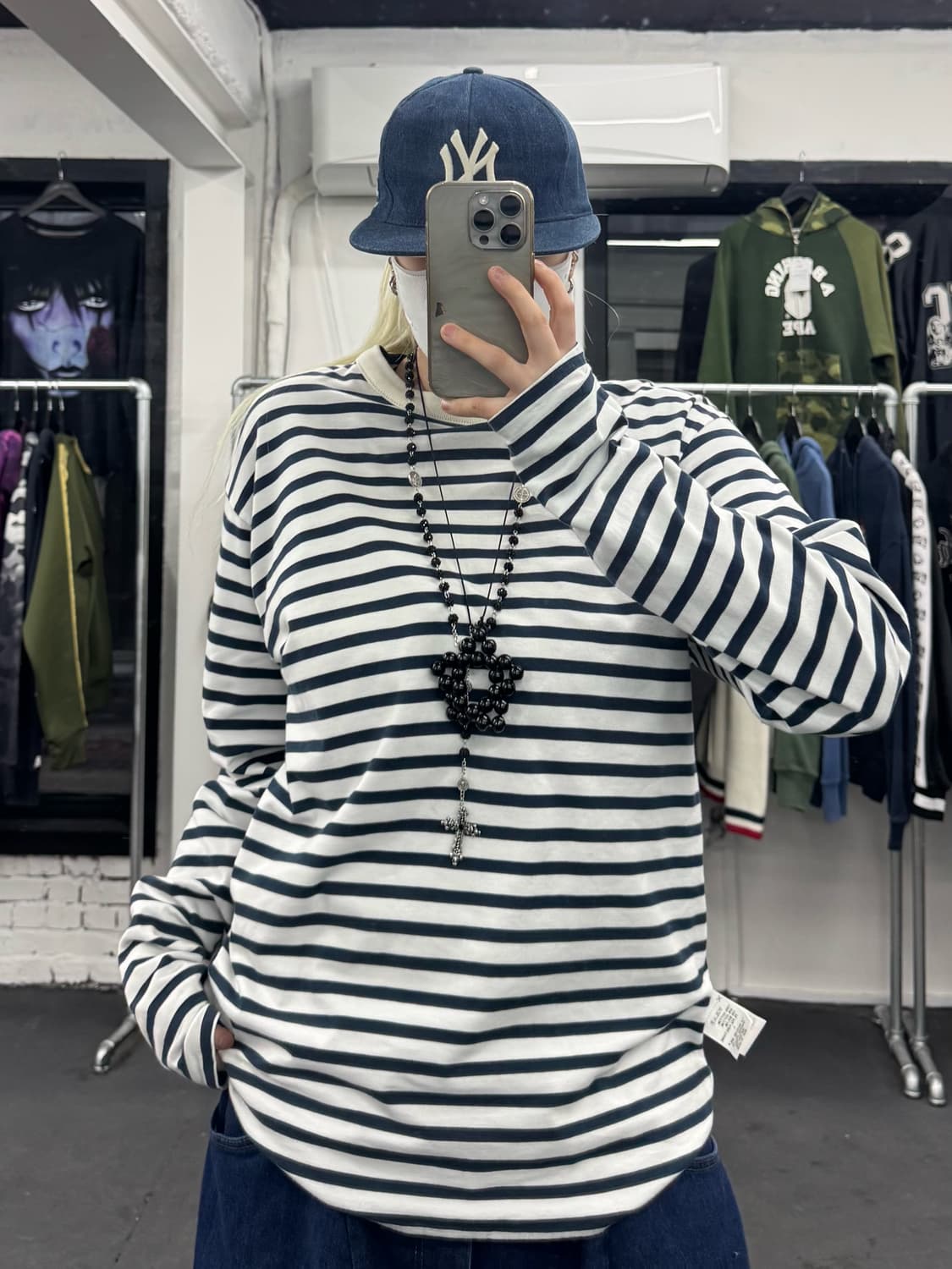 베이프 원포인트 리버시블 롱슬리브 상품이미지7