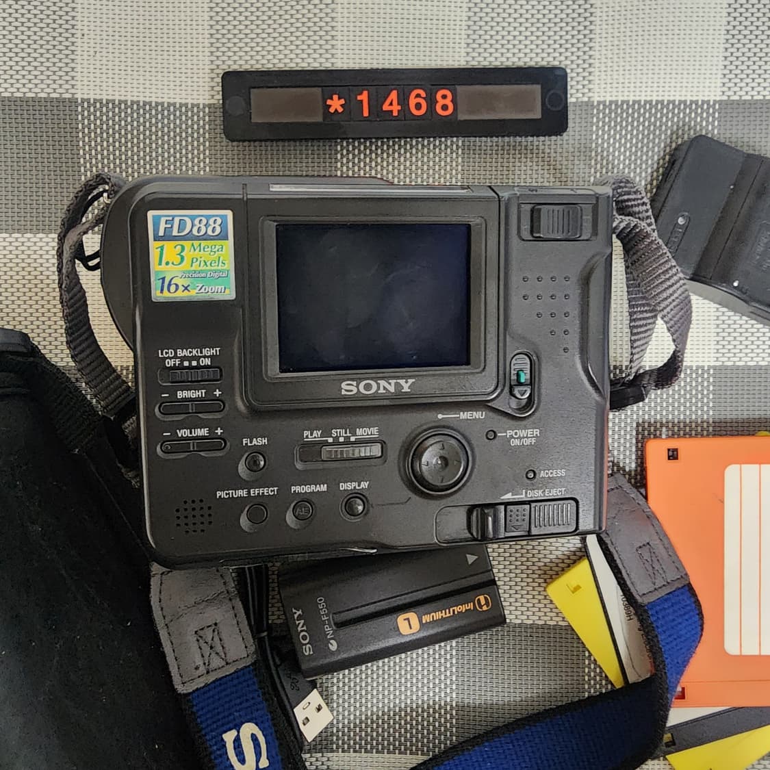 소니 핸디캠 MVC-FD 88 디스크맨 캠코더 가방세트 상품이미지3