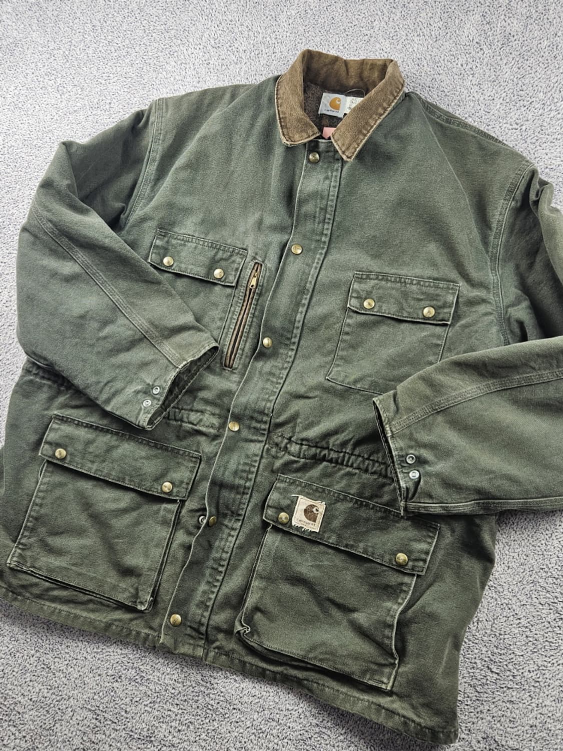 90's USA 칼하트 PB1366 초어 자켓 (2XL) / 10603 상품이미지6