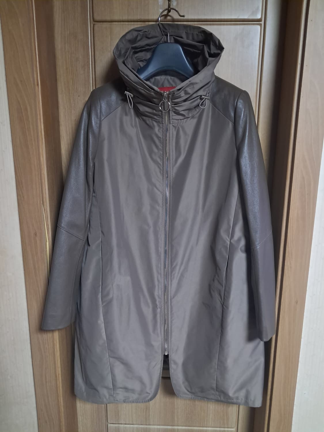 신장경 양피배색 패딩 코트55 상품이미지2